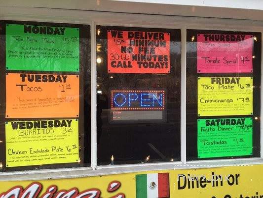 Nina's Mexican Food & Dessert - Edwardsville, KS menu_pic