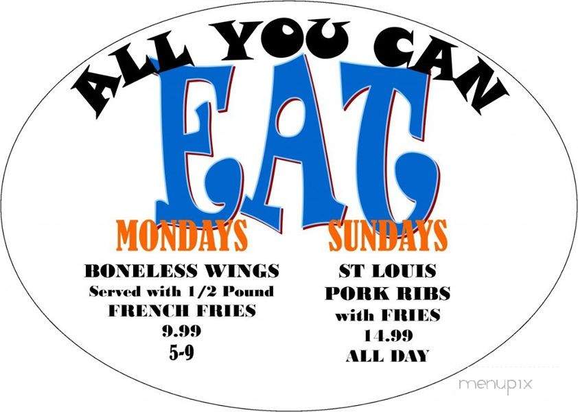 No Idea Sports Dining - Marietta, OH menu_pic