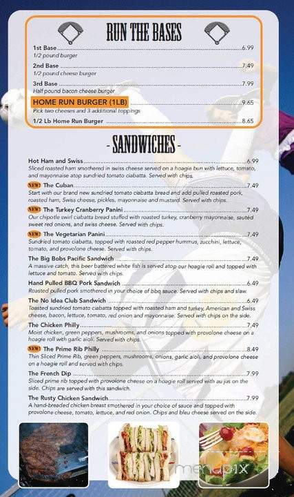 No Idea Sports Dining - Marietta, OH menu_pic
