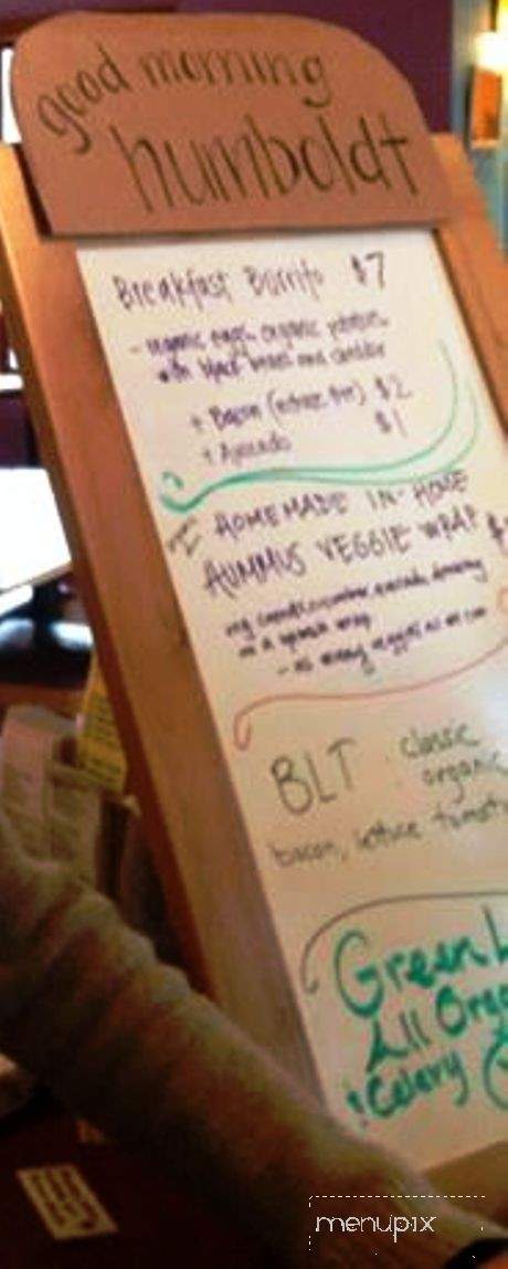 Northtown Coffee - Arcata, CA menu_pic