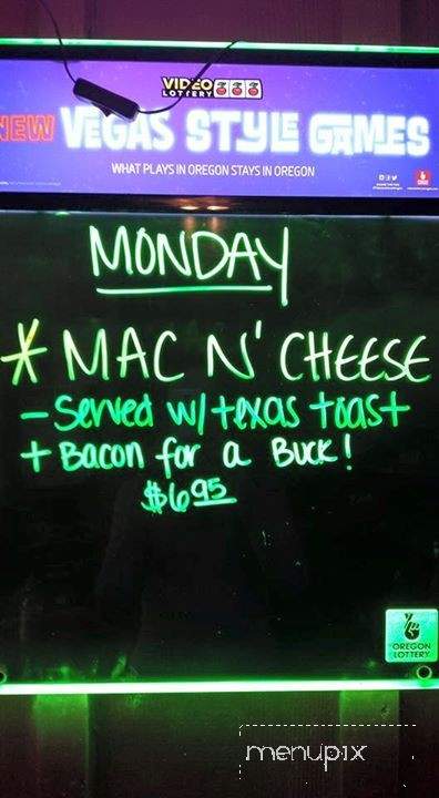 The Not So Boring Bar and Grill - Boring, OR menu_pic