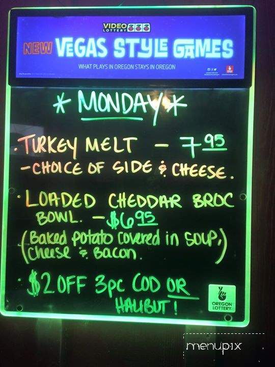 The Not So Boring Bar and Grill - Boring, OR menu_pic