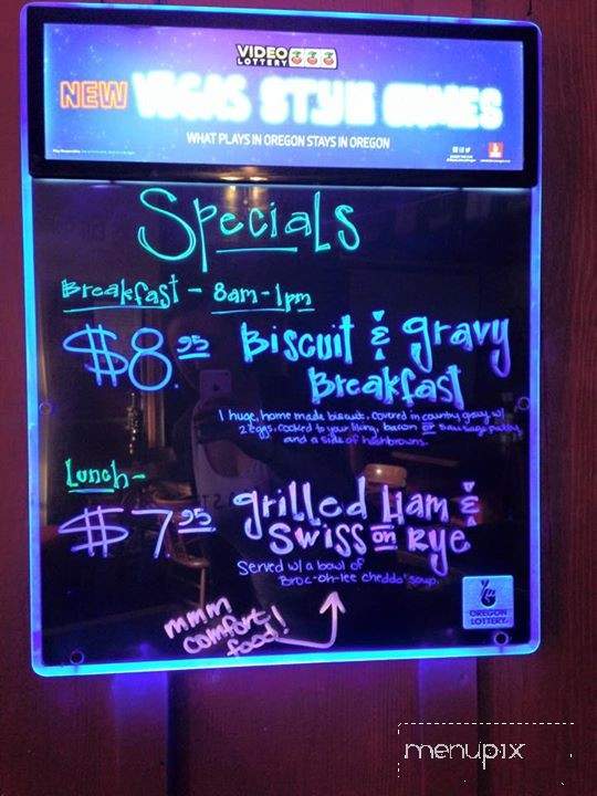 The Not So Boring Bar and Grill - Boring, OR menu_pic