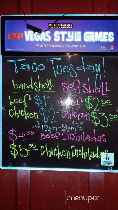 The Not So Boring Bar and Grill - Boring, OR menu_pic
