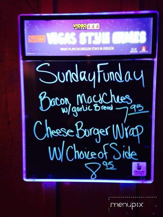 The Not So Boring Bar and Grill - Boring, OR menu_pic