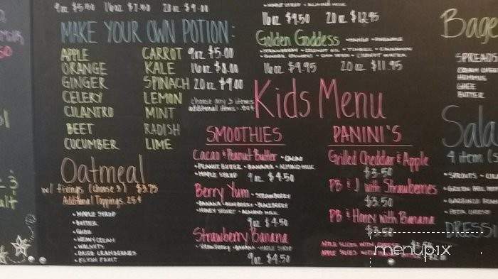 Nourish - Nevada City, CA menu_pic