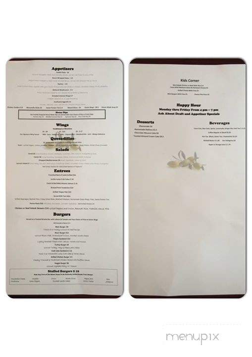Olive On Main - Laurel, MD menu_pic