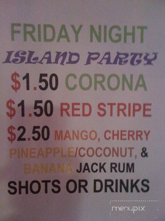 Overtime Sports Bar - Clemson, SC menu_pic