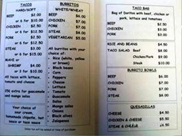 Pearl River Taco & Burrito - Pearl River, NY menu_pic