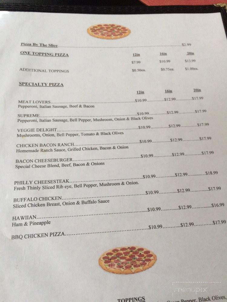 Pepe's Pizza - Savannah, TN menu_pic