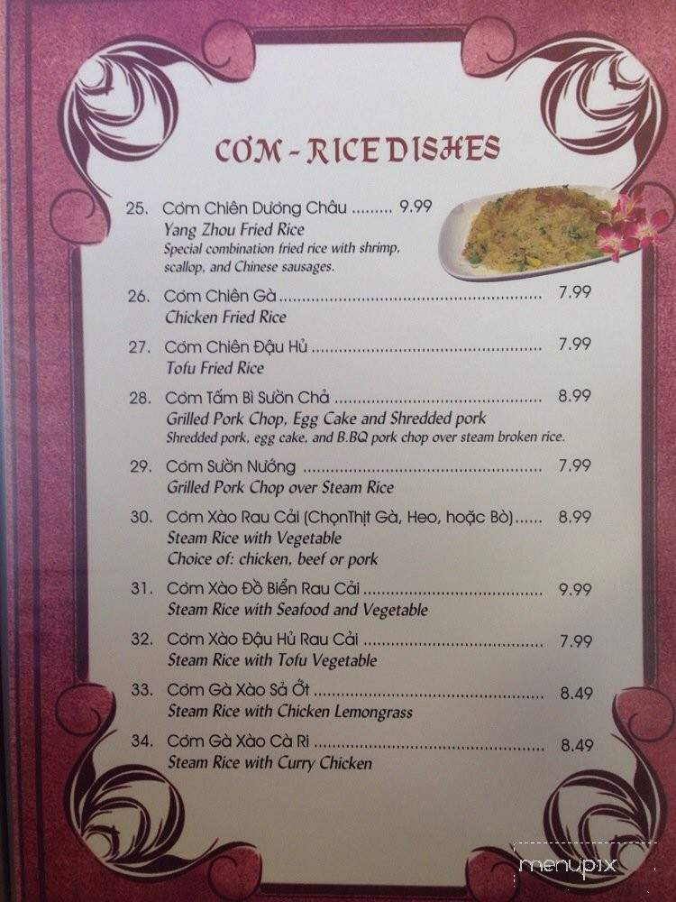 Pho 102 - Tumwater, WA menu_pic