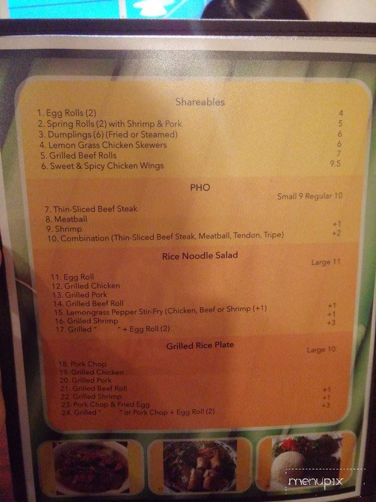 Pho Cafe - Getzville, NY menu_pic