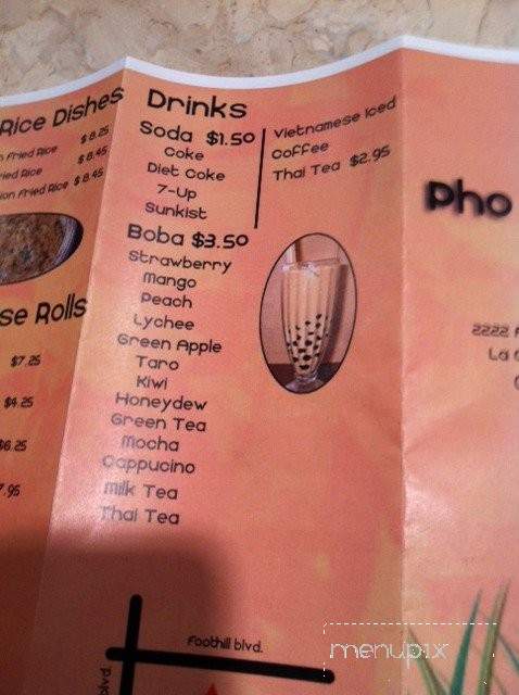 Pho Season - La Ca??Ada Flintridge, CA menu_pic