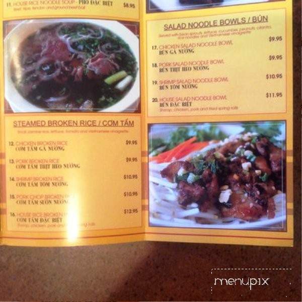 Pho Vietnam Grille Express - Las Vegas, NV menu_pic