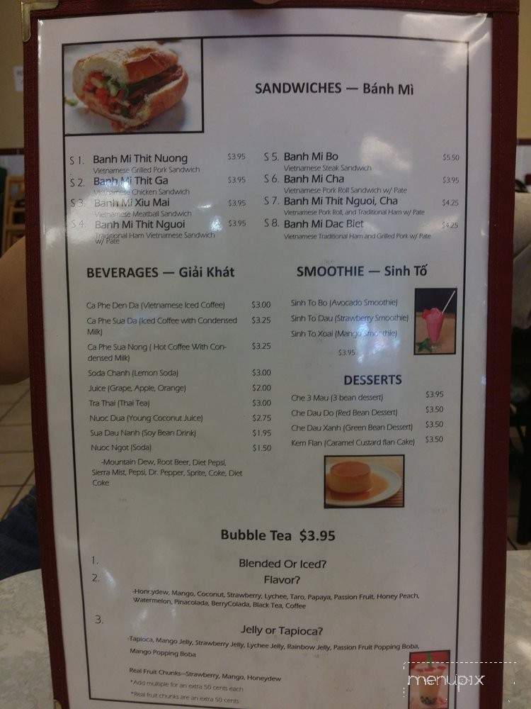 Pho.Com - Edmonds, WA menu_pic