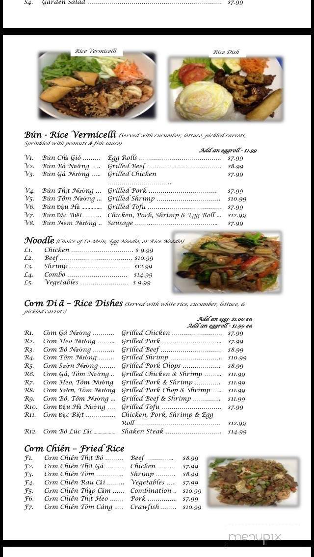 Phonomenal Seafood & Grill - Slidell, LA menu_pic