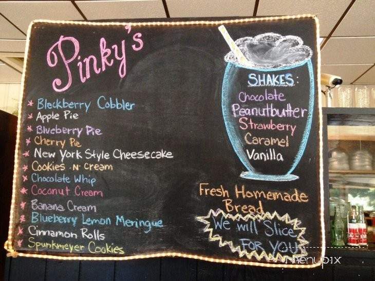 Pinky's Country Kitchen - Markleysburg, PA menu_pic