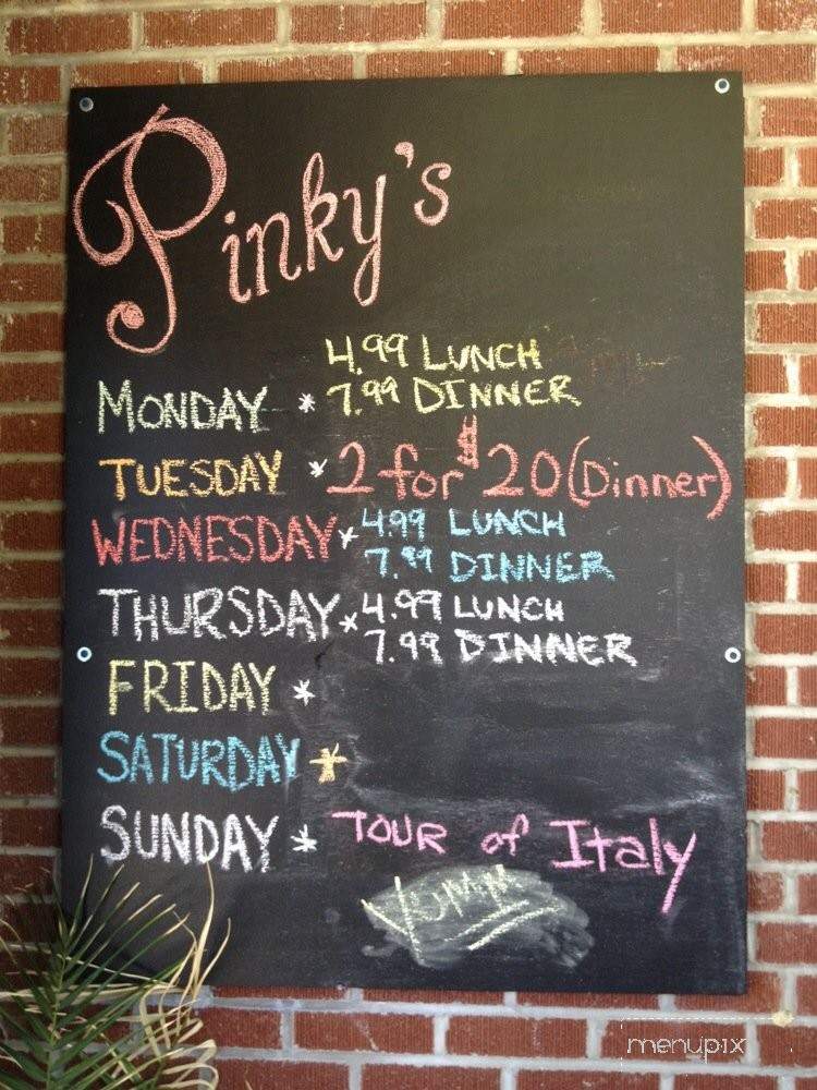 Pinky's Country Kitchen - Markleysburg, PA menu_pic