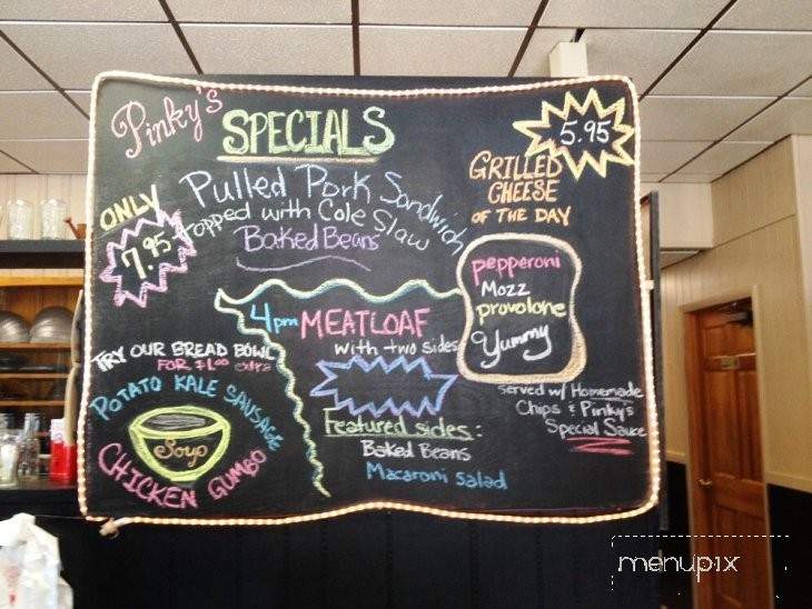 Pinky's Country Kitchen - Markleysburg, PA menu_pic