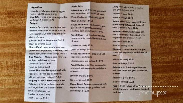 Pinoy Express - Cabot, AR menu_pic