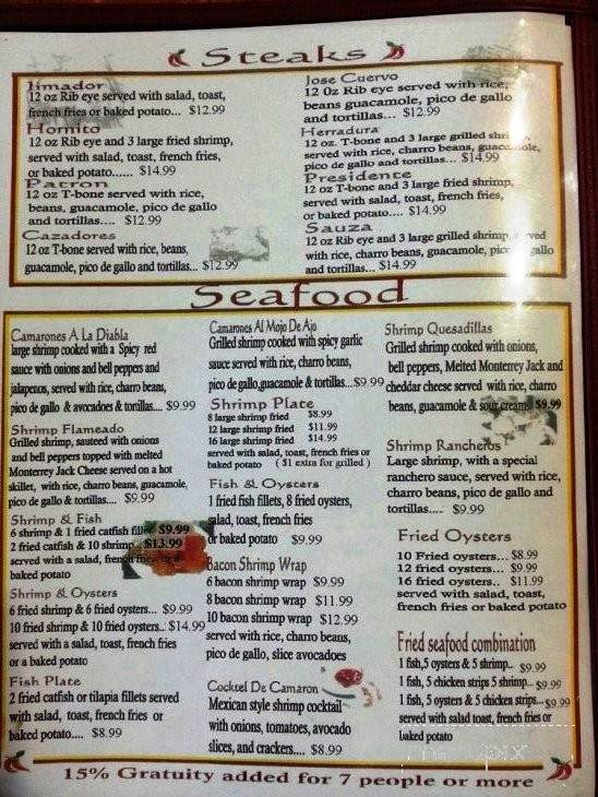 Pinto Bean - Victoria, TX menu_pic