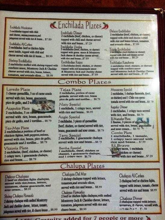 Pinto Bean - Victoria, TX menu_pic
