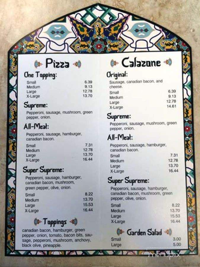 Pizza By Manooch - Tahlequah, OK menu_pic