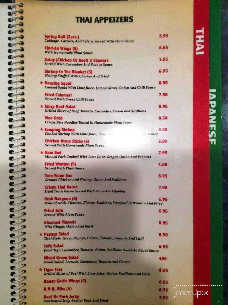 PNJ Sushi & Thai - Pembroke Pines, FL menu_pic