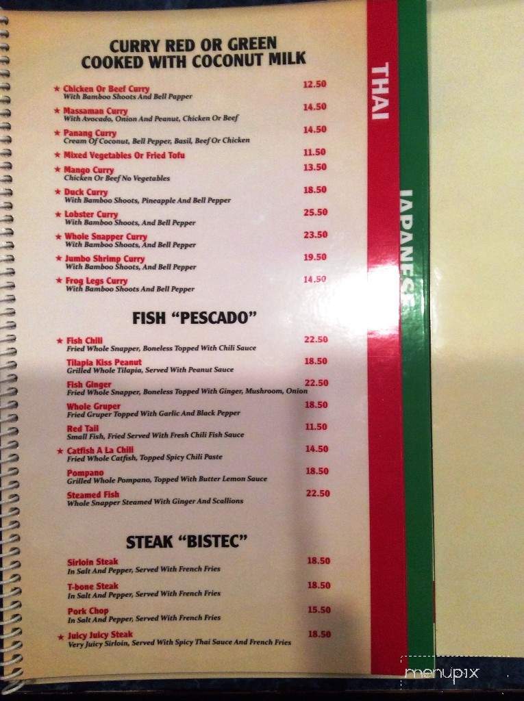 PNJ Sushi & Thai - Pembroke Pines, FL menu_pic