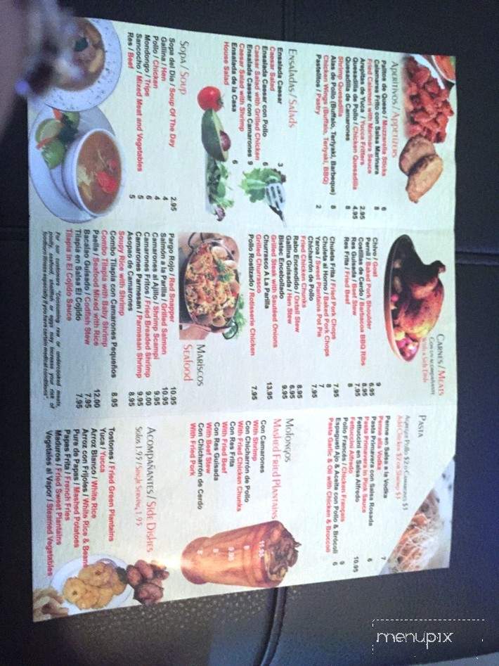 Pollo El Cojido - Tamarac, FL menu_pic