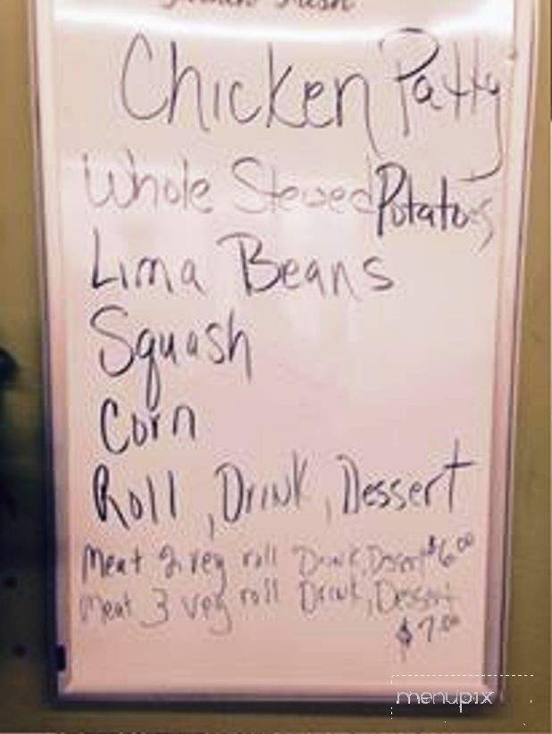 Pop's Matchbox Grill - Winona, MS menu_pic