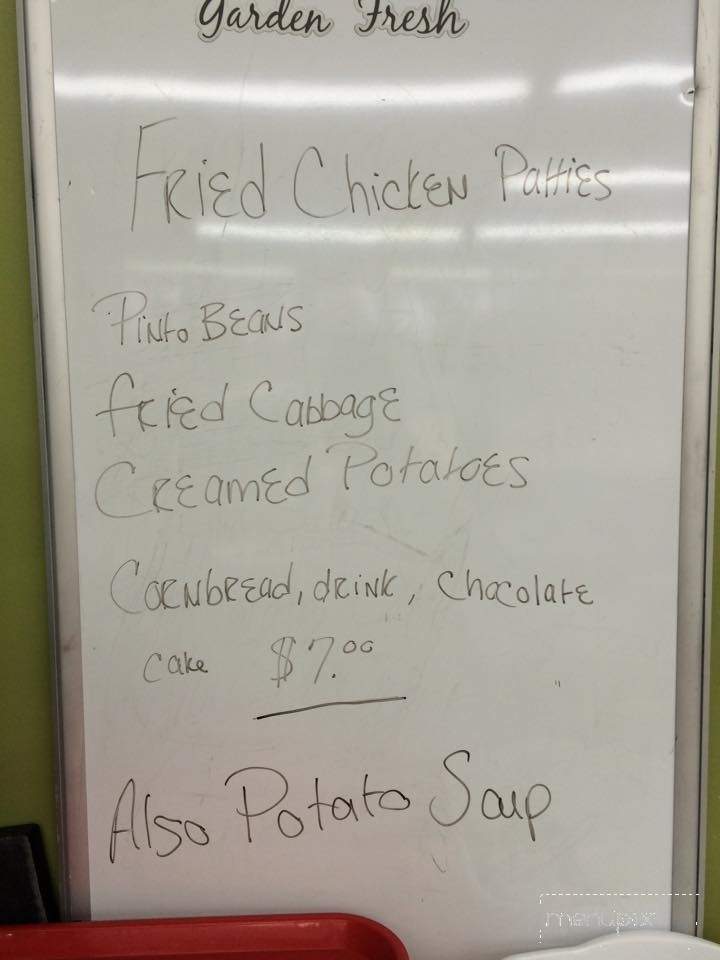 Pop's Matchbox Grill - Winona, MS menu_pic