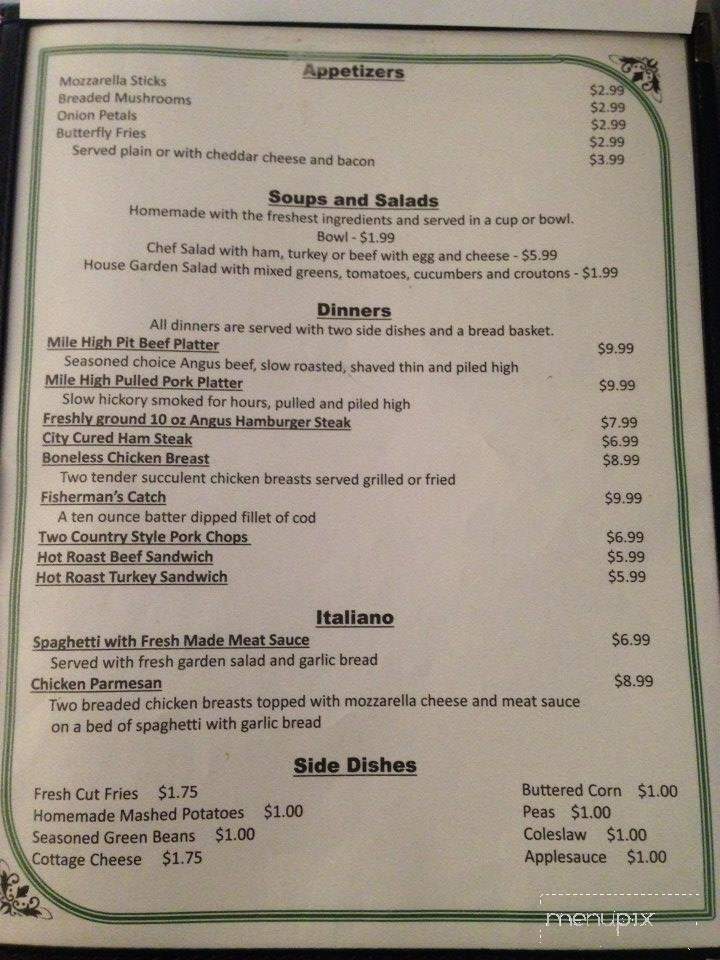Potomac River Grill - Hancock, MD menu_pic