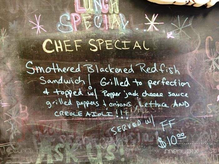 Q Cafe - Thomasville, GA menu_pic