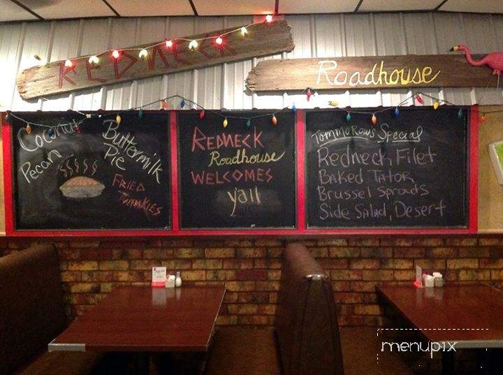 Redneck Roadhouse - Sulphur Springs, TX menu_pic