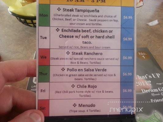 Restaurante Guadalajara - Las Vegas, NV menu_pic