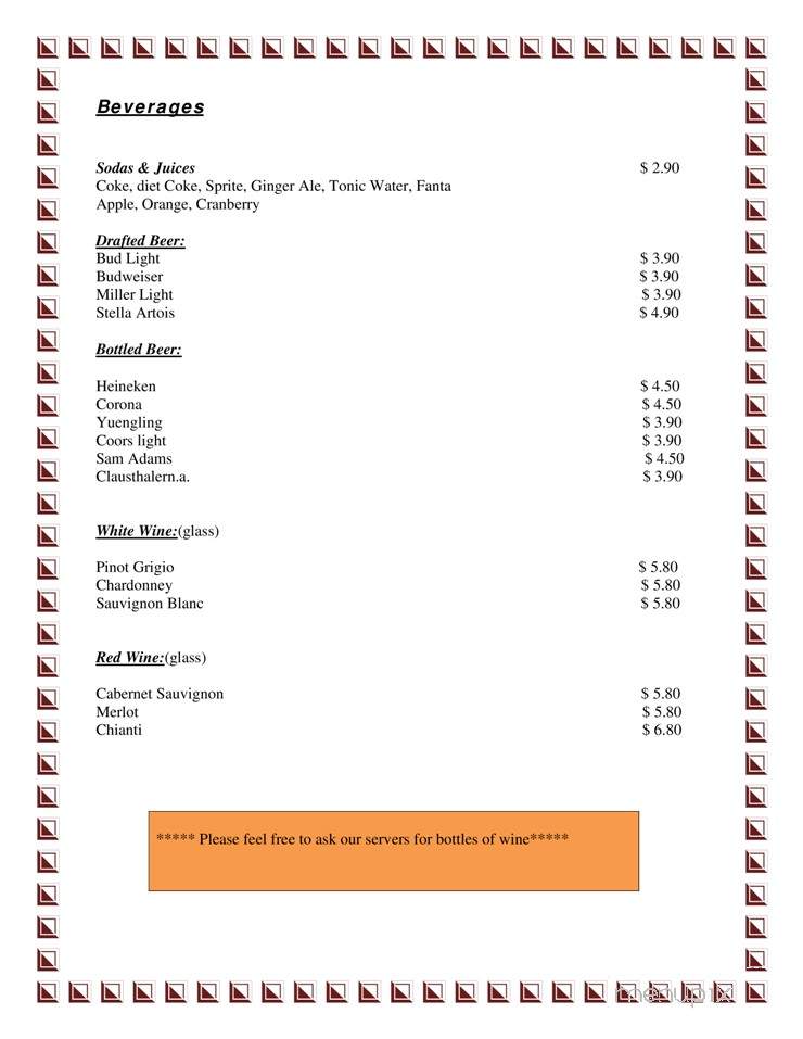 Riedo - Clearwater, FL menu_pic