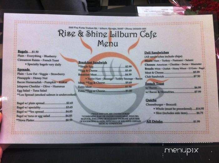 /380277745/Rise-and-Shine-Lilburn-Cafe-Lilburn-GA - Lilburn, GA