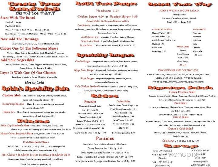 Rita's Catering & Dining - Van Buren, ME menu_pic