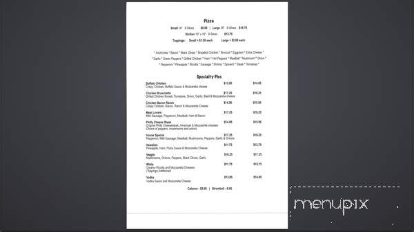 Rollys Pizzeria and Grill - Lakeville, PA menu_pic