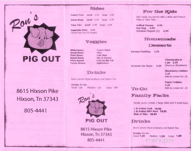 /380268470/Rons-Pig-Out-Lakesite-TN - Lakesite, TN