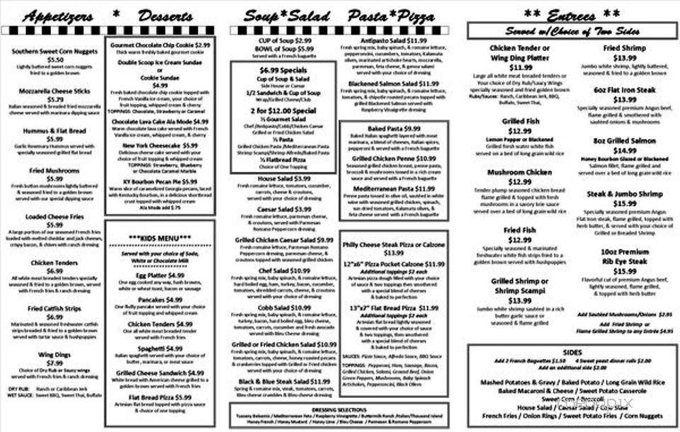 Roxie's - Elizabethtown, KY menu_pic
