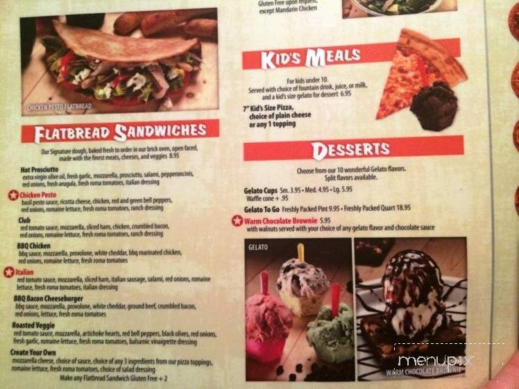Rustic Fire - Paso Robles, CA menu_pic