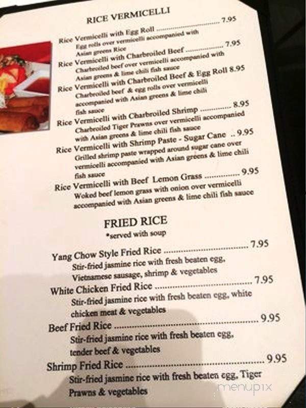 Saigon de Pho - Santa Ana, CA menu_pic