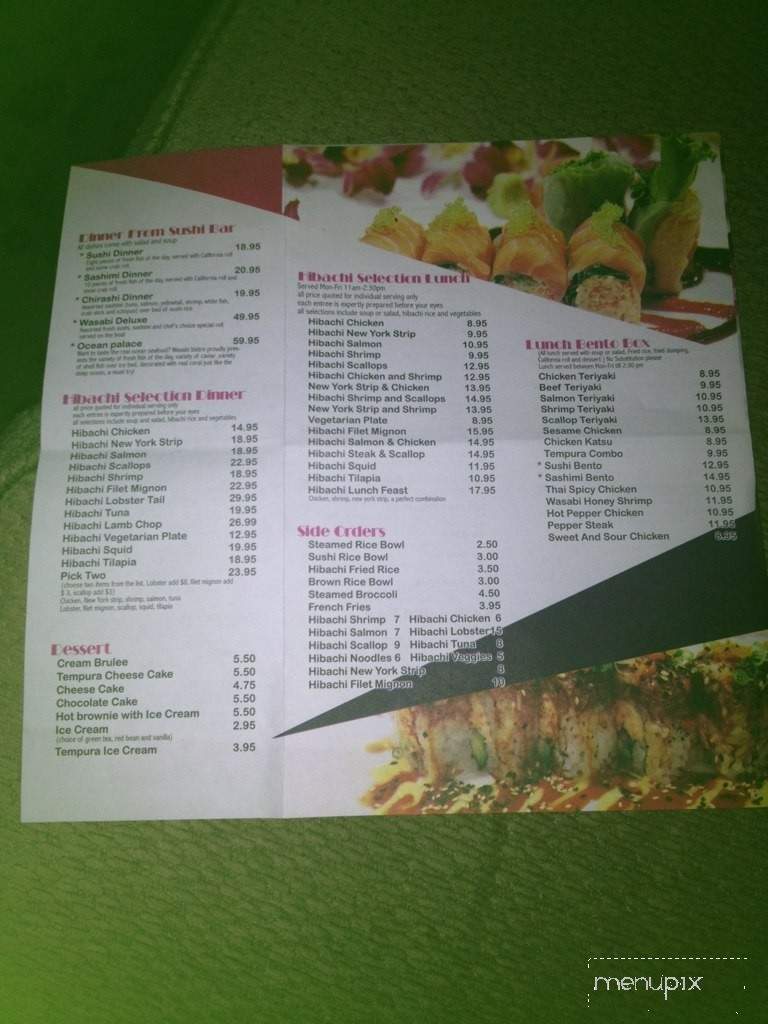 Sake House - Byram, MS menu_pic
