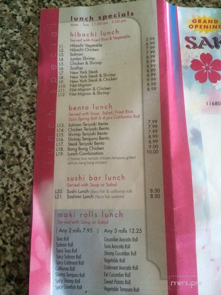 Sakura Garden - Atoka, TN menu_pic