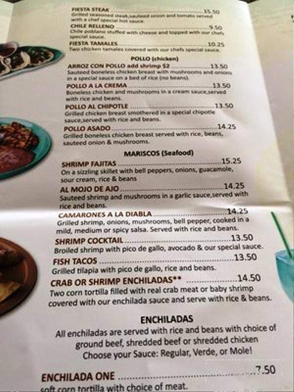 Salsa 7 - Puyallup, WA menu_pic