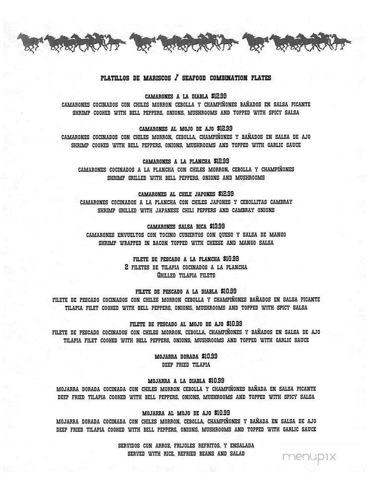 Salsa Rica - Keizer, OR menu_pic