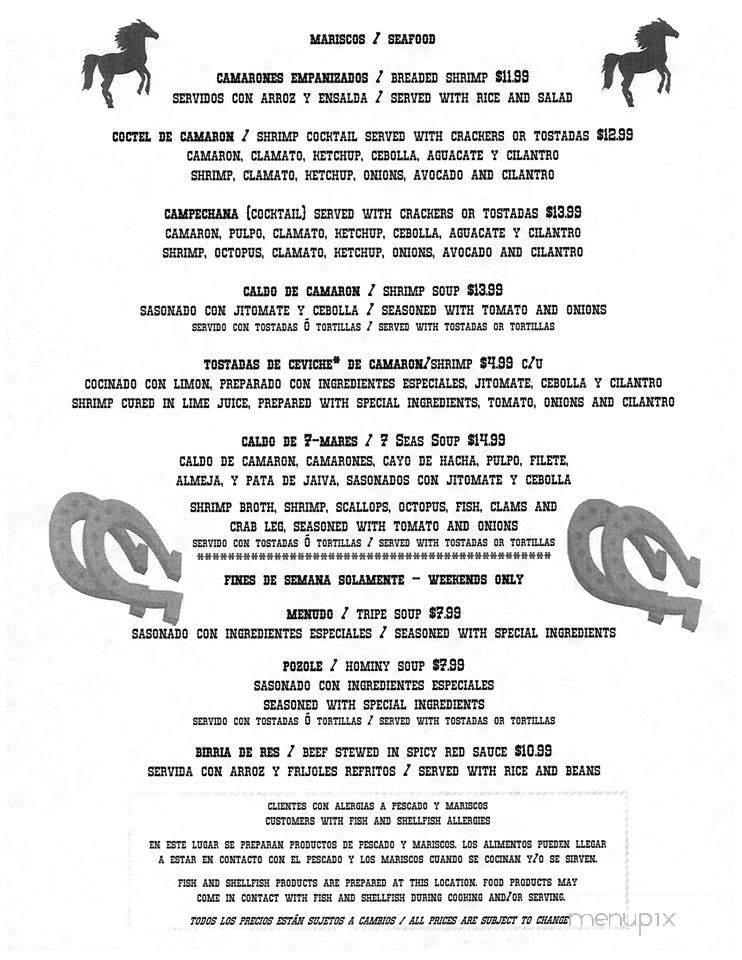 Salsa Rica - Keizer, OR menu_pic