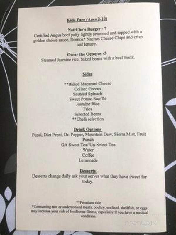 Salt. Pepper. Thyme - Kingsland, GA menu_pic